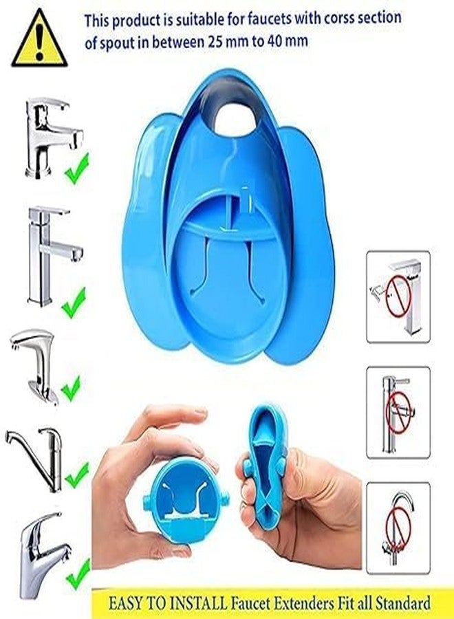 GION Elephant Water Tap Holder - Plastic Cartoon Crane Extender Water tap Faucet Extender for Kids and Children (Plastic) - Image 3